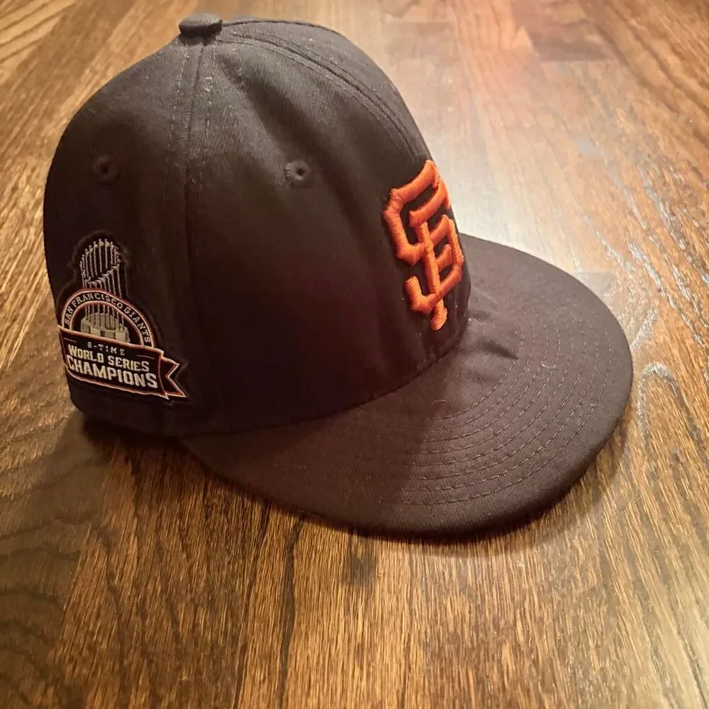 New-era Men's Black and Brown Hat